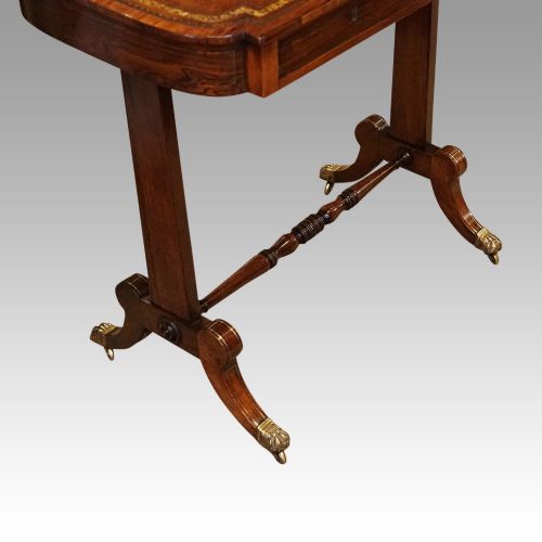 fig 1. Regency rosewood writing table
