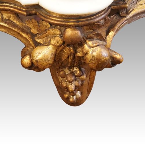 fig 3. Antique gilt console table