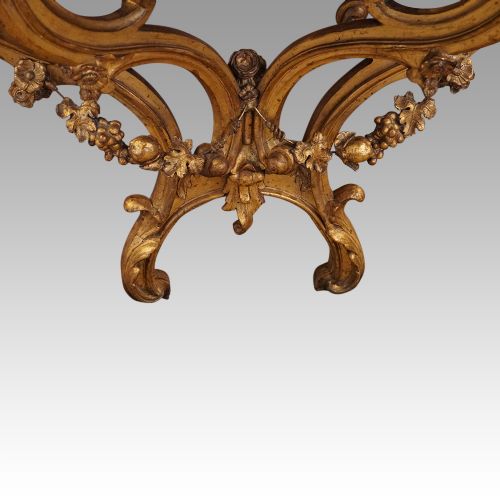 fig 5. Antique gilt console table