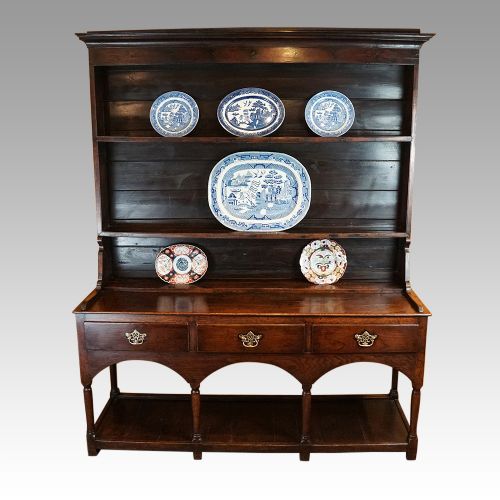 Antique Oak Pot Board Dresser