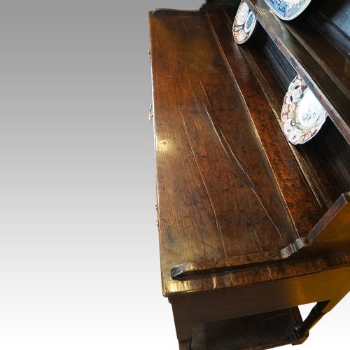 fig 1. Antique oak pot board dresser