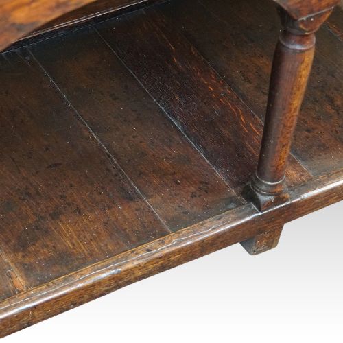 fig 2. Antique oak pot board dresser