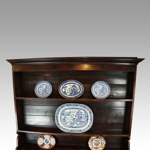fig 3. Antique oak pot board dresser