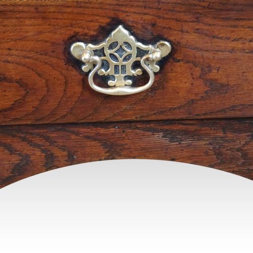 fig 6. Antique oak pot board dresser