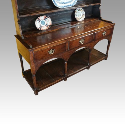fig 10. Antique oak pot board dresser
