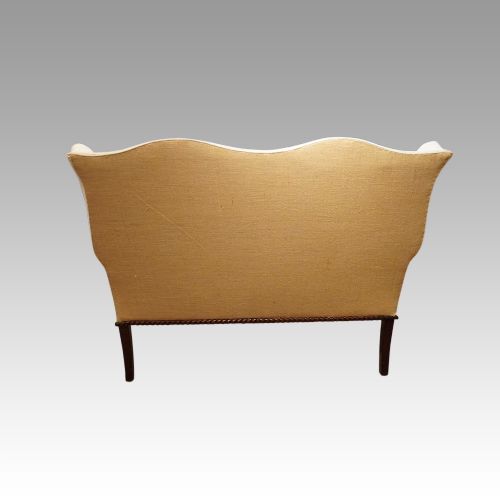 fig 2. Edwardian mahogany wingback settee
