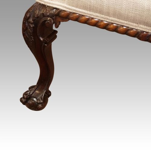 fig 3. Edwardian mahogany wingback settee
