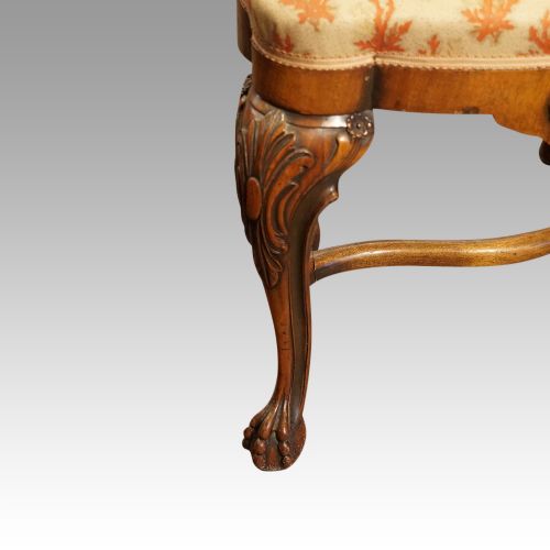 fig 5. Pair of walnut side chairs manner of Daniel Marot