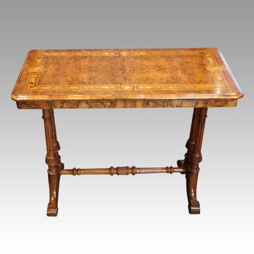 fig 9. Victorian inlaid centre table