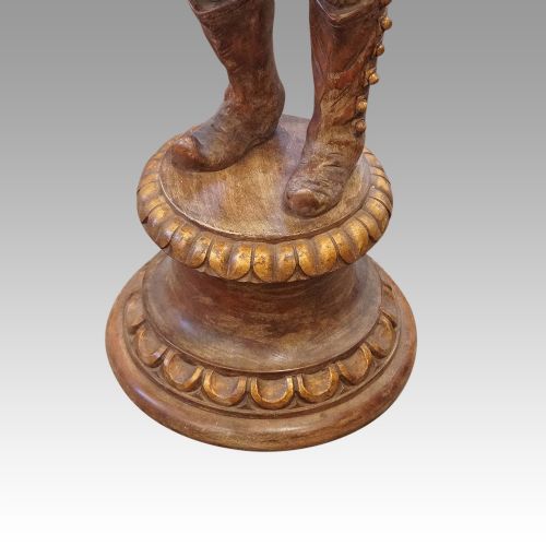 fig 2. Large pair of Venetian Walnut candelabra