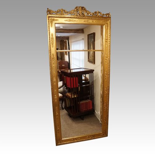 fig 3. 19thc gilt Regency full length mirror
