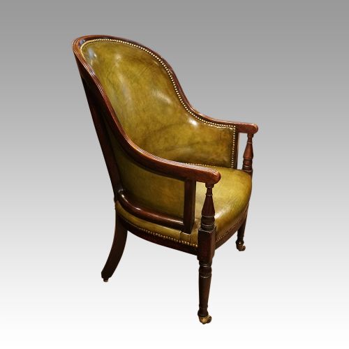 fig 1. Regency mahogany library chair