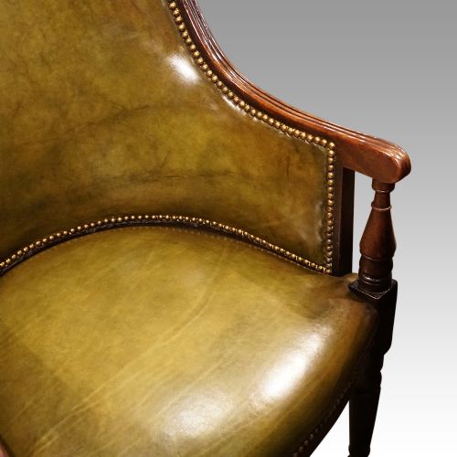 fig 2. Regency mahogany library chair