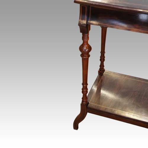 fig 4. Victorian inlaid rosewood side-table