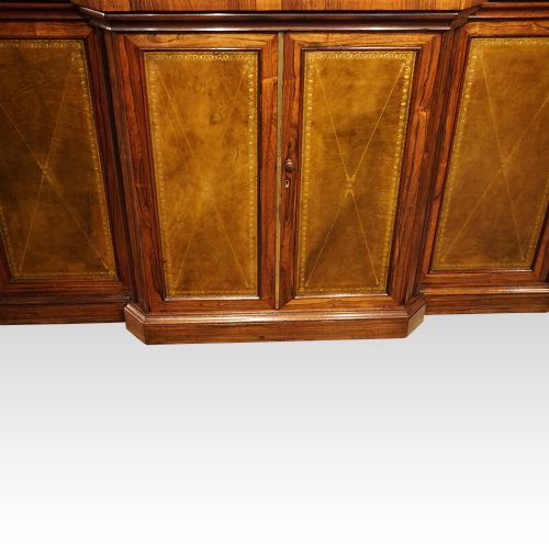 fig 5. William IV rosewood breakfront side cabinet