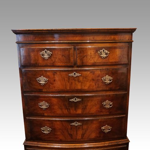 fig 7. Queen Anne style walnut tallboy