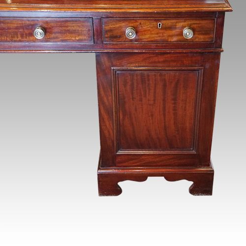 fig 6. Victorian mahogany partners desk