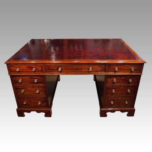 Victorian Mahogany Partners Desk
