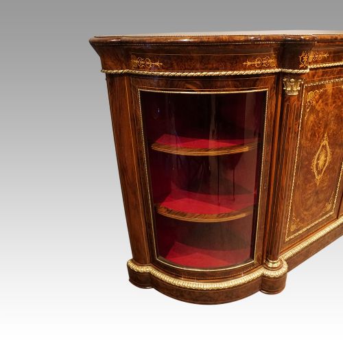 fig 2. Victorian walnut 4 door credenza