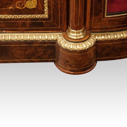 fig 4. Victorian walnut 4 door credenza