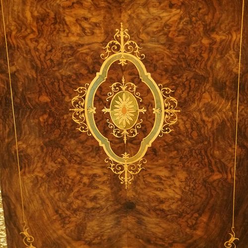 fig 6. Victorian walnut 4 door credenza
