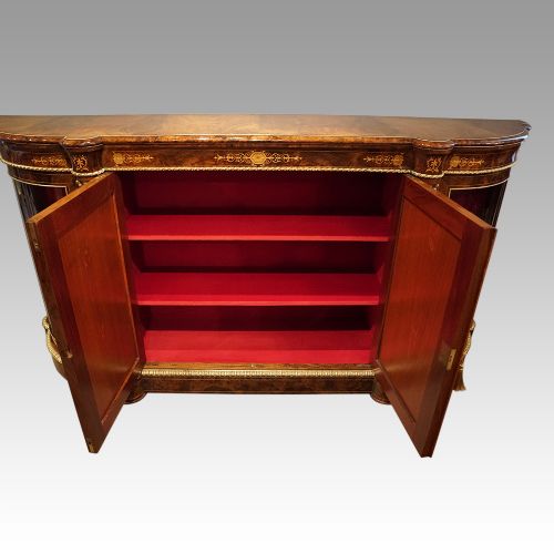 fig 8. Victorian walnut 4 door credenza
