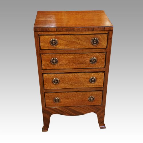 Edwardian Mahogany Bedside Chest
