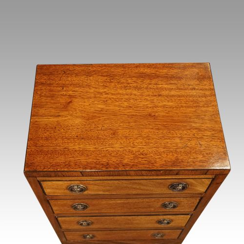 fig 4. Edwardian mahogany bedside chest