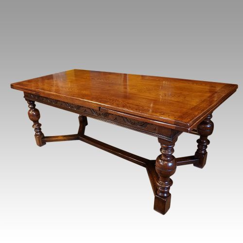 Large Oak Refectory Table