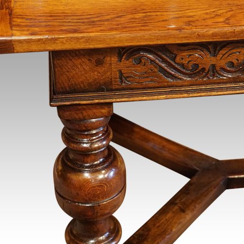 fig 4. Large Oak refectory table