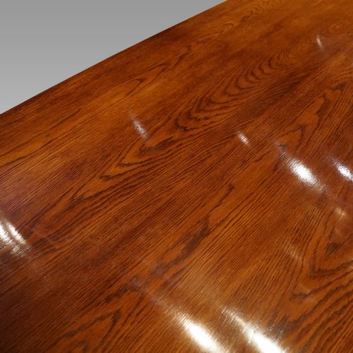 fig 5. Large Oak refectory table