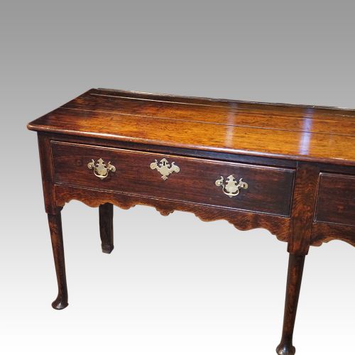 fig 1. Georgian oak dresser base