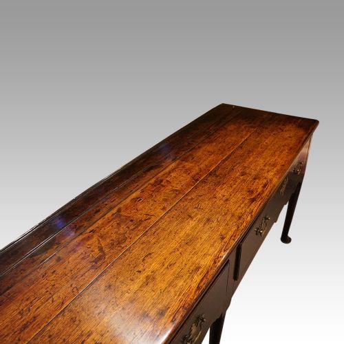 fig 8. Georgian oak dresser base