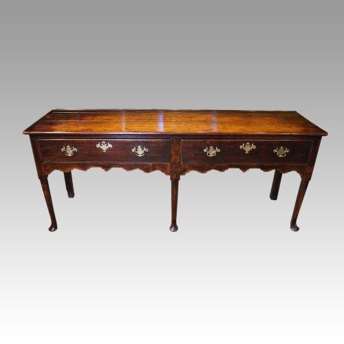 fig 9. Georgian oak dresser base
