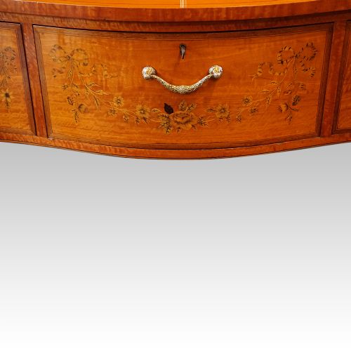 fig 2. Victorian satinwood inlaid display cabinet