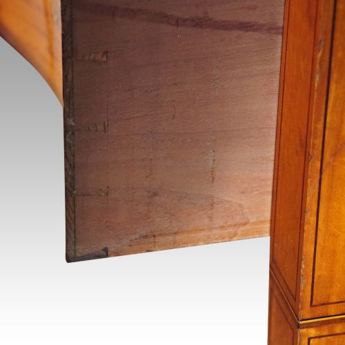 fig 5. Victorian satinwood inlaid display cabinet