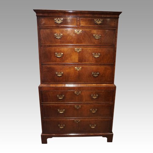 Antique Walnut Chest on Chest