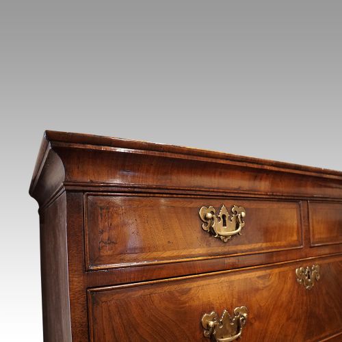 fig 2. Antique walnut chest on chest