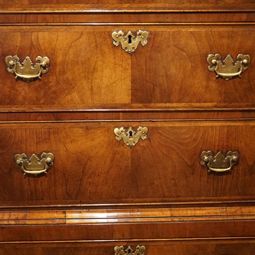 fig 3. Antique walnut chest on chest