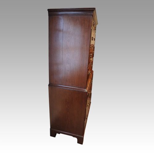 fig 5. Antique walnut chest on chest