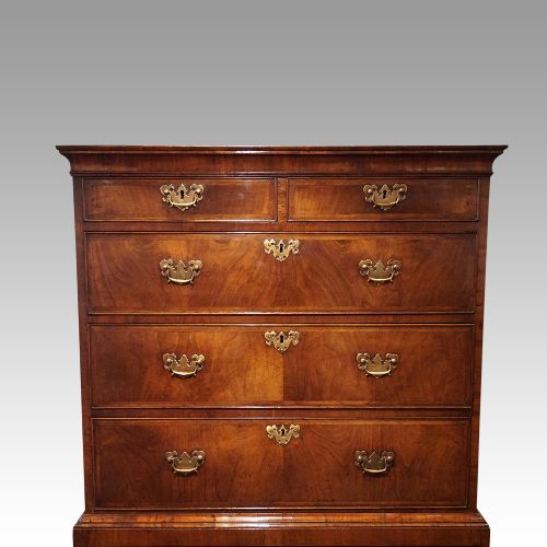 fig 7. Antique walnut chest on chest