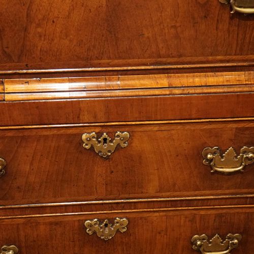 fig 8. Antique walnut chest on chest