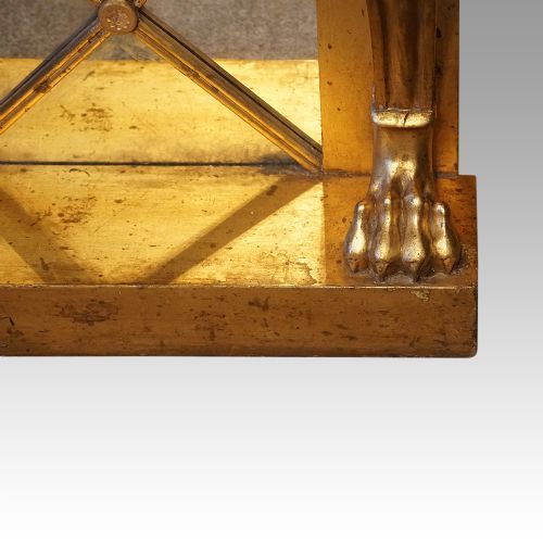 fig 2. 19thc. Empire gilt console table