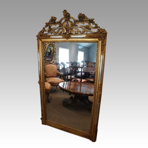 fig 2. 19th century gilt overmantle mirror