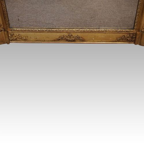 fig 3. 19th century gilt overmantle mirror