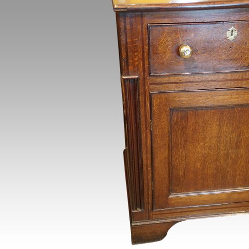 fig 2. Antique oak cupboard dresser base