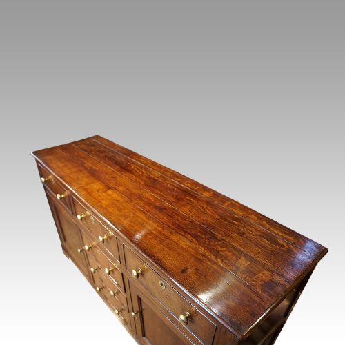 fig 9. Antique oak cupboard dresser base