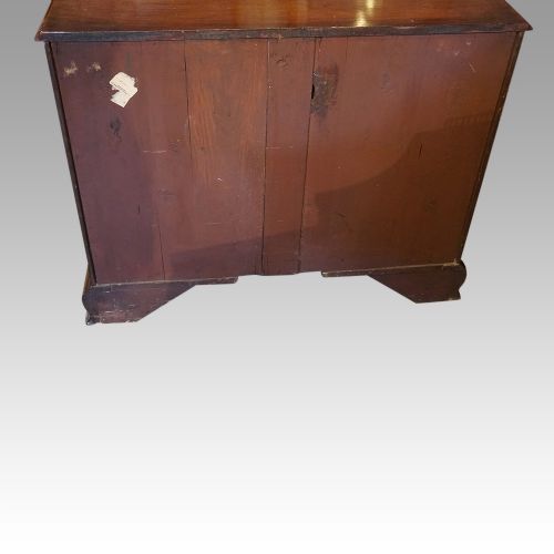 fig 3. Georgian style mahogany serpentine chest