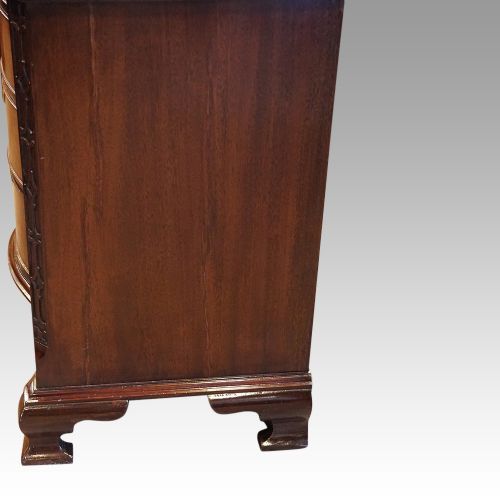 fig 8. Georgian style mahogany serpentine chest
