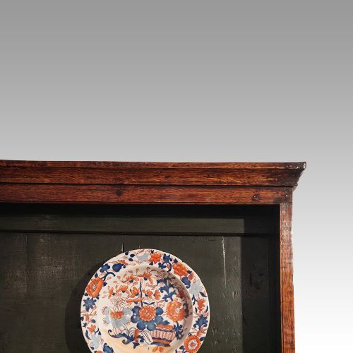 fig 4. Antique oak plate rack